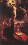 Eugene Delacroix Christ on the Cross (mk10) oil